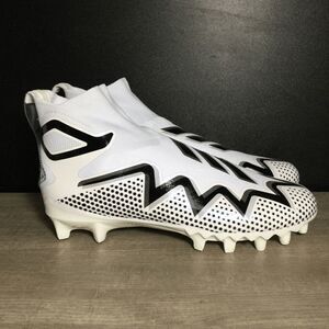 Adidas Freak Ultra 21 Laceless Football Cleats White Black GZ0450 Men's Size 12